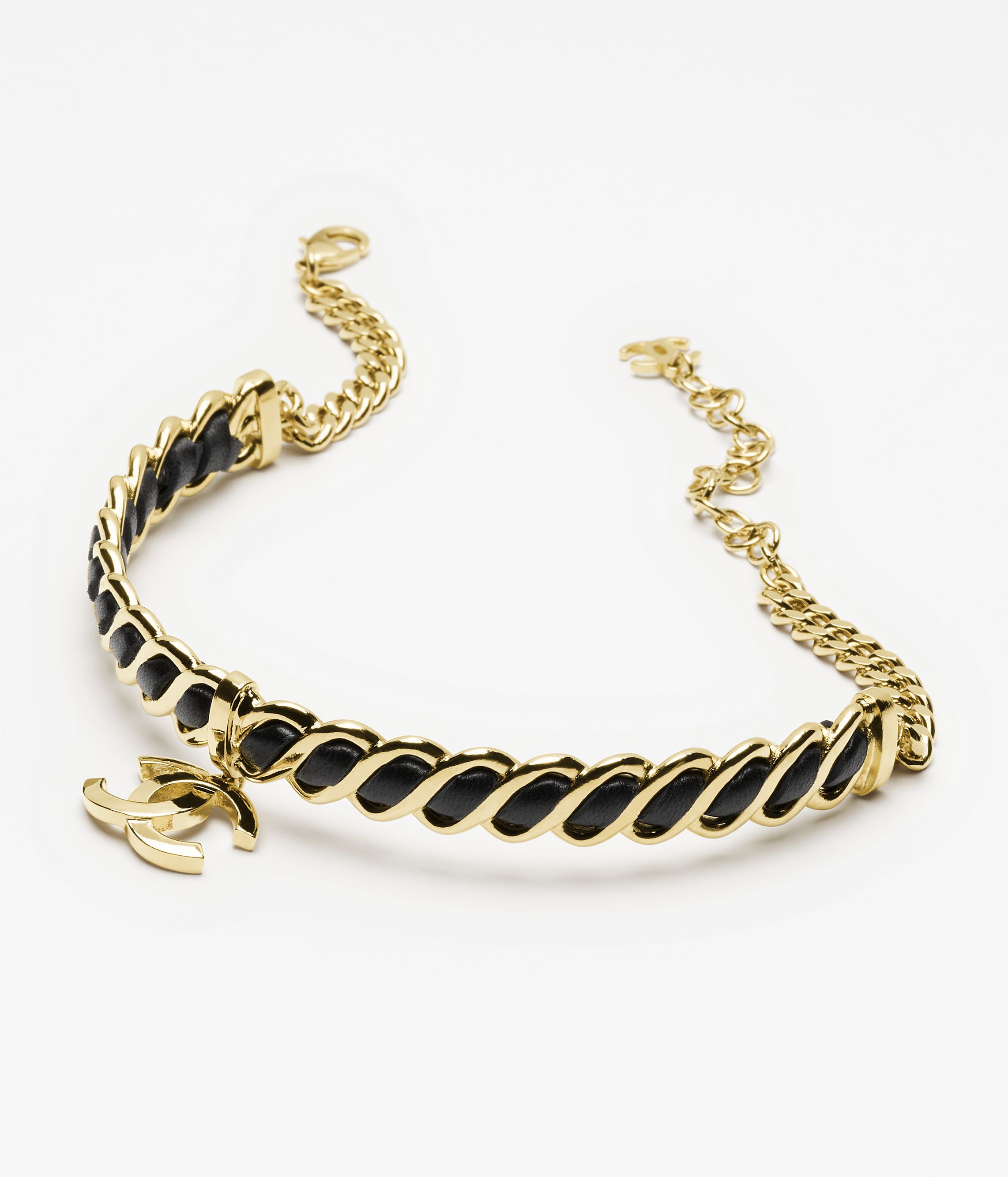 Choker Metal lambskin gold black Fashion CHANEL