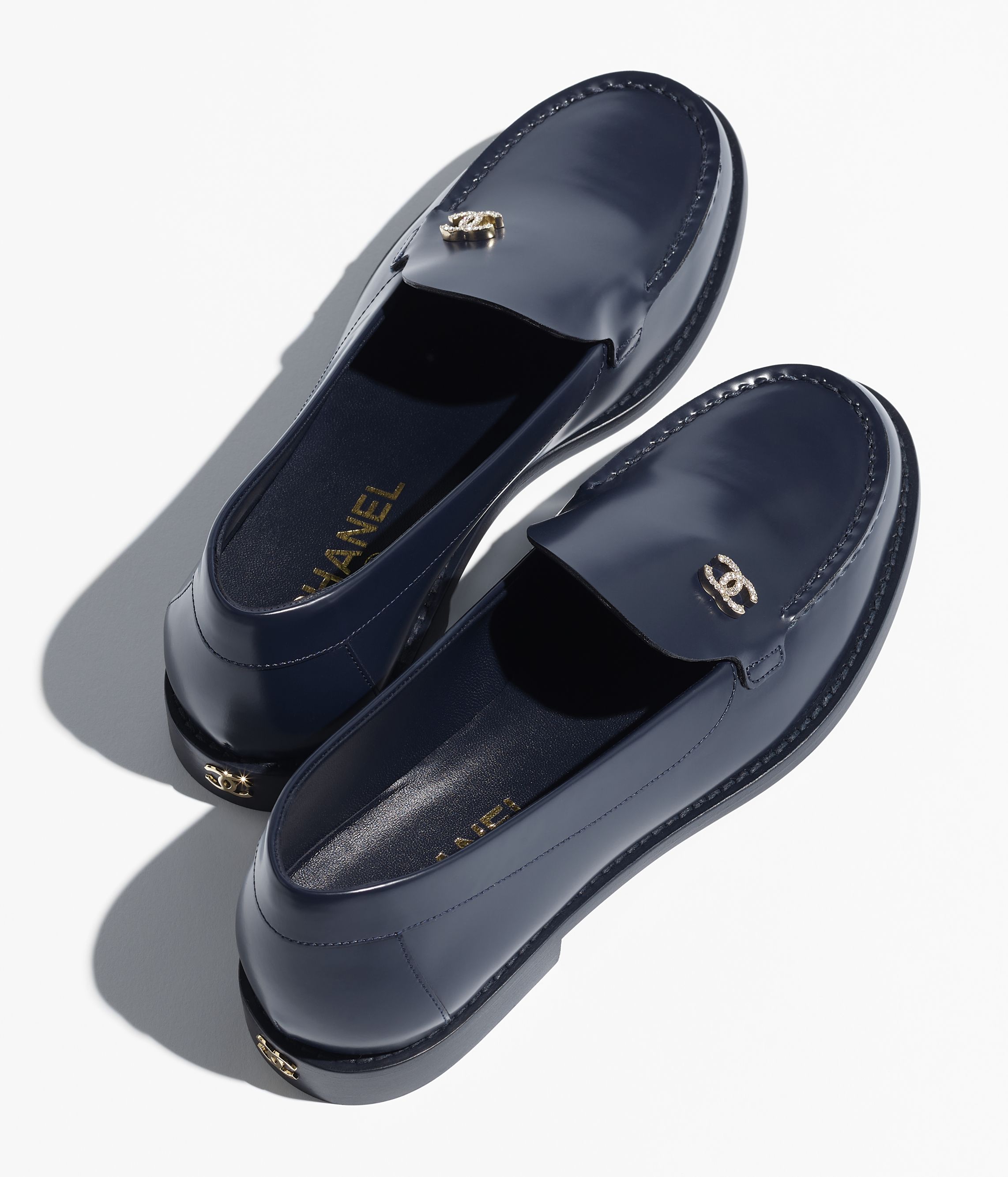 ローファー - ラムスキン、ブラック — ファッション | CHANEL
