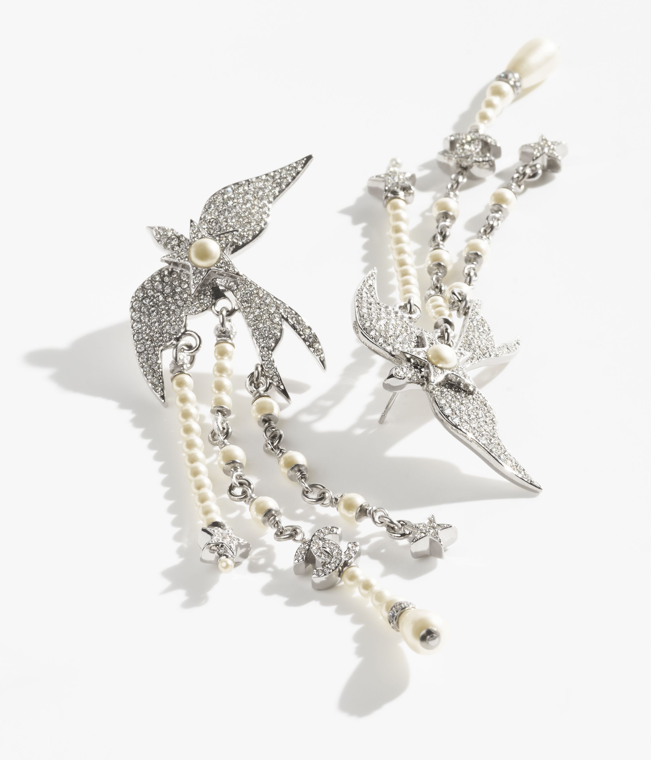パール クリスタル CHANEL(シャネル) ピアス(レディース) - 海外