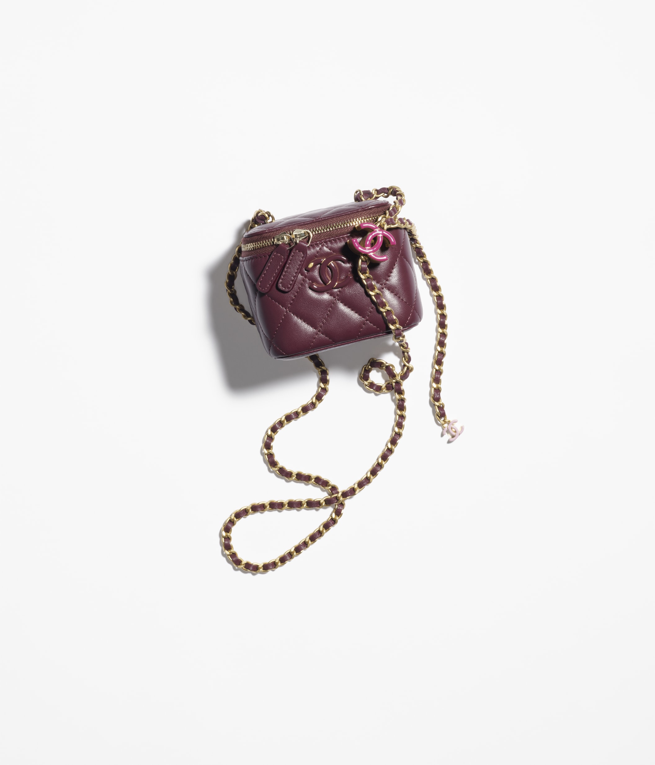 Chanel burgundy purse shop