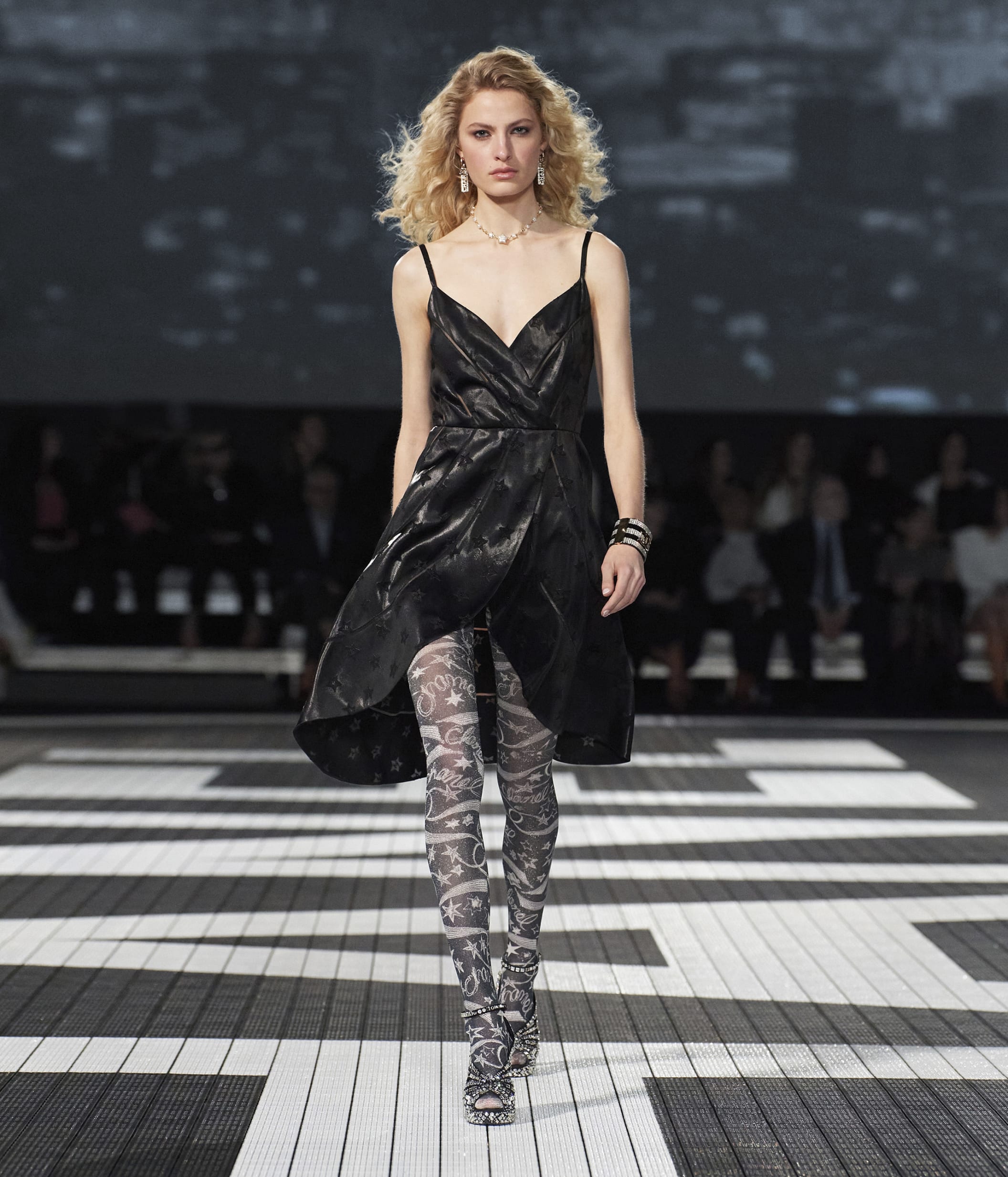 Socks - Mixed fibres, black & multicolour — Fashion | CHANEL Socks - Mixed fibres, black & multicolour — Fashion | CHANEL