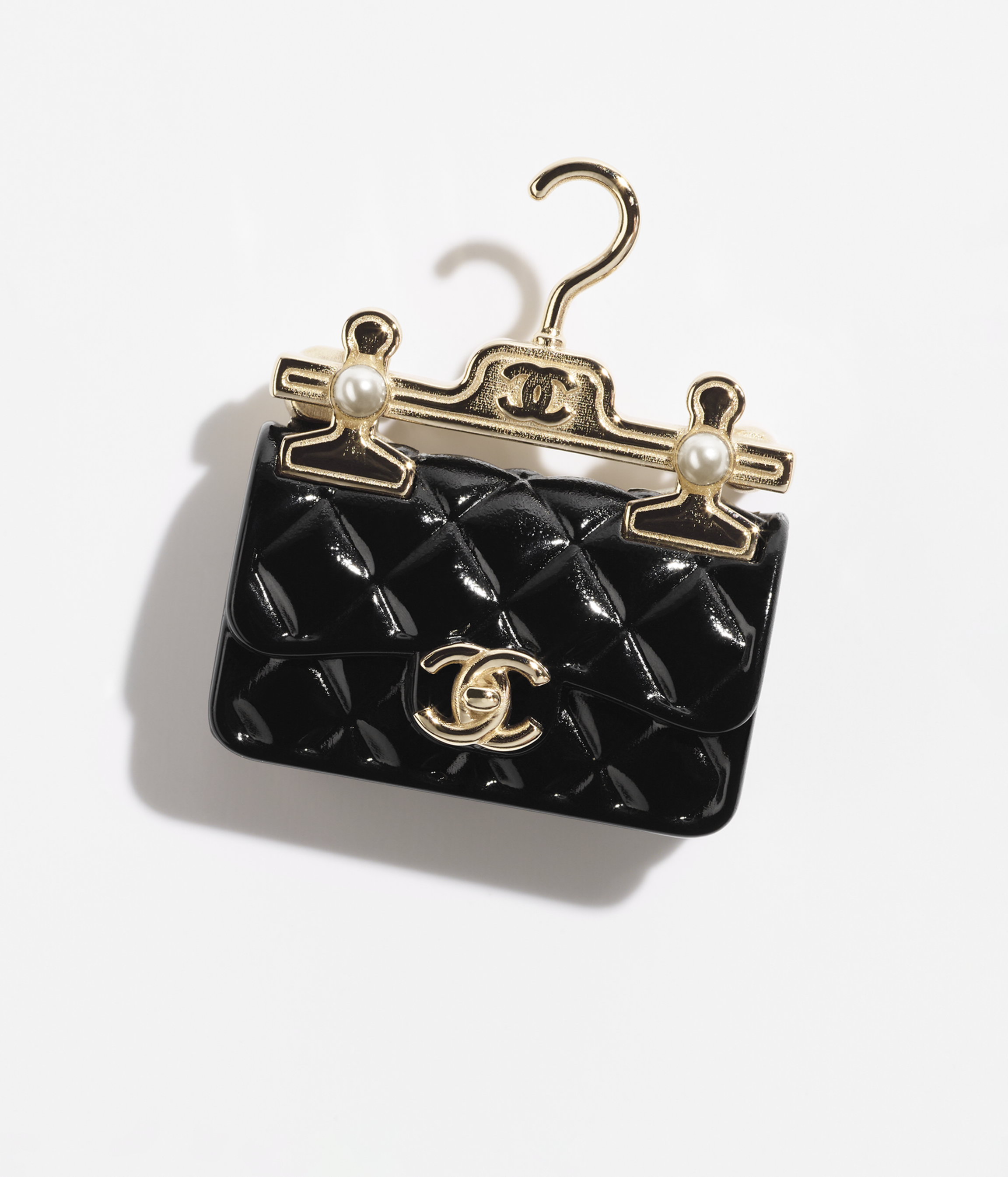 Flap Bag - Lambskin, viscose weaving & gold-tone metal — Fashion 