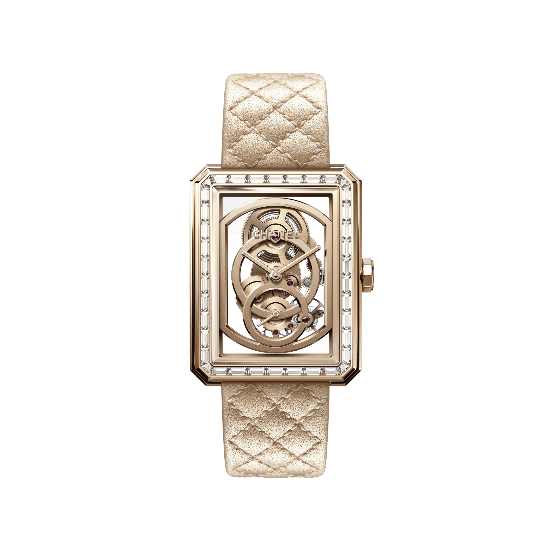 うのにもお得な情報満載！ スケルトン ボーイフレンド ベージュゴールド CHANEL | H6949 - 人文