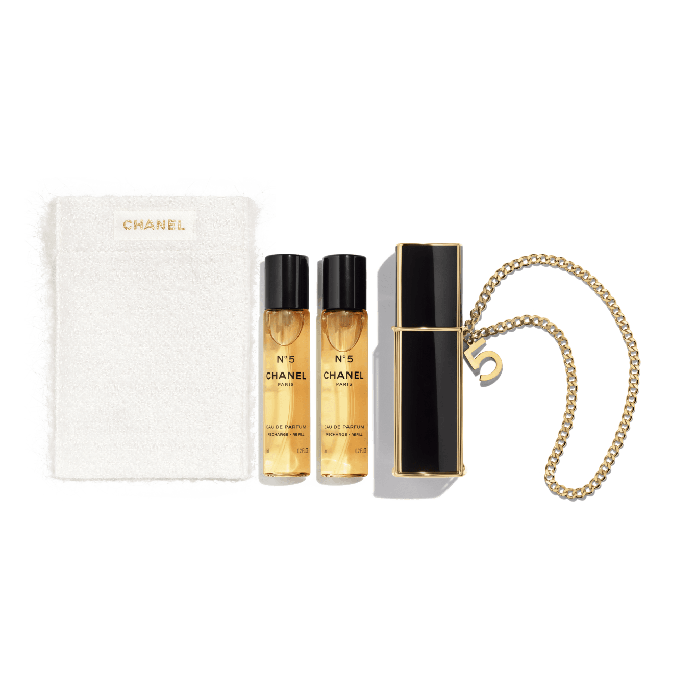 N 5 Eau de Parfum Purse Spray 3 x 0.2 FL. OZ. CHANEL