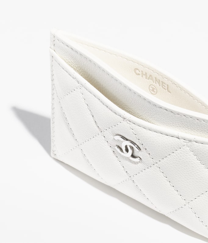 Chanel classic best sale card holder calfskin