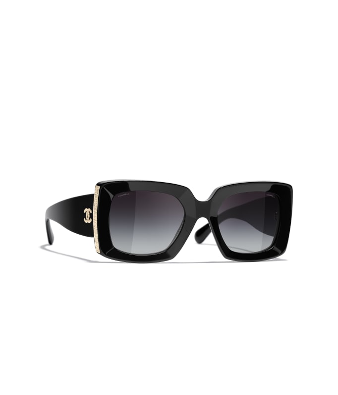 Oversized sunglasses Chanel Gold in Other - 33652761