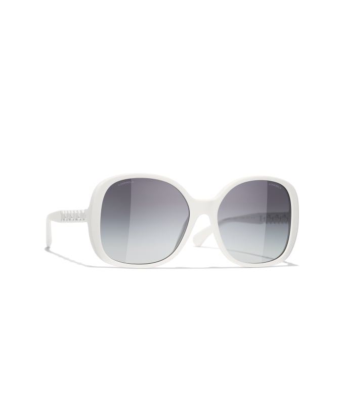 White sunglasses 2025 square