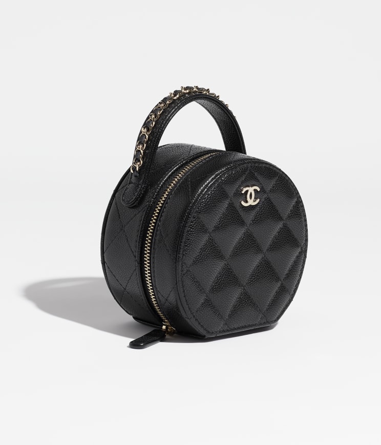 Jewellery Box - Grained shiny calfskin & gold-tone metal — Fashion | CHANEL Jewellery Box - Grained shiny calfskin & gold-tone metal — Fashion | CHANEL