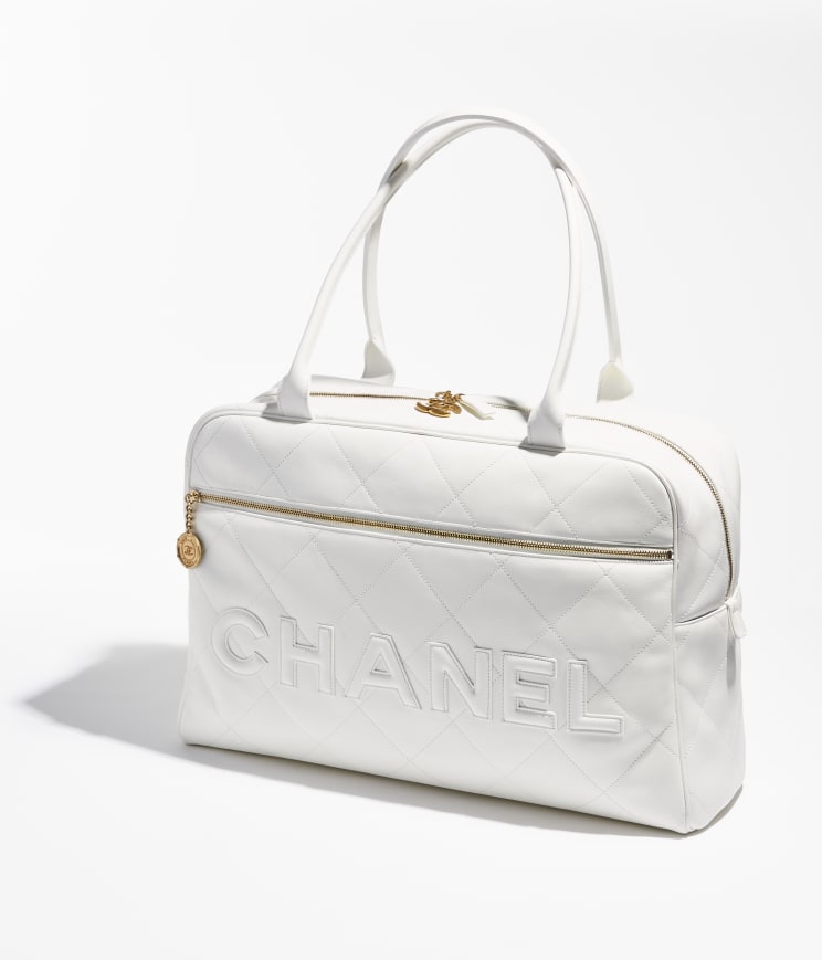 マキシ ボーリング バッグ - カーフスキン — ファッション | CHANEL 