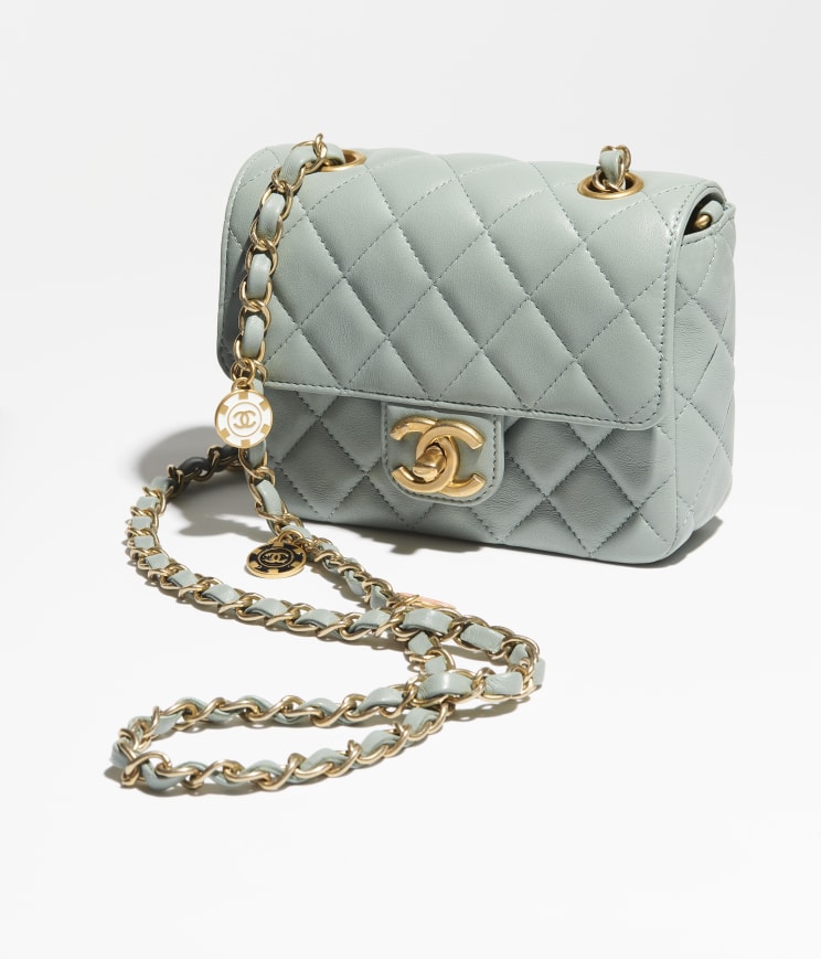 Mini Flap Bag - Lambskin, enamel & gold-tone metal — Fashion | CHANEL Mini Flap Bag - Lambskin, enamel & gold-tone metal — Fashion | CHANEL