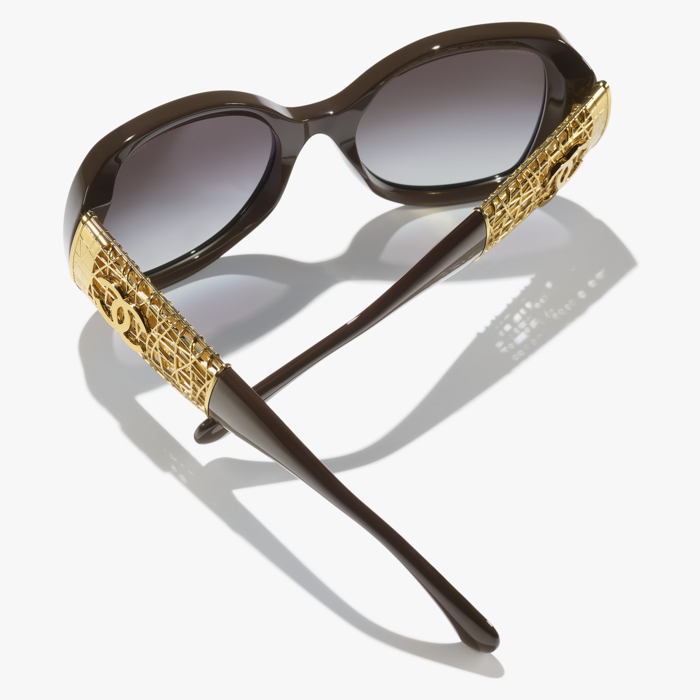 CHANEL Sunglasses: Butterfly Sunglasses, acetate & metal