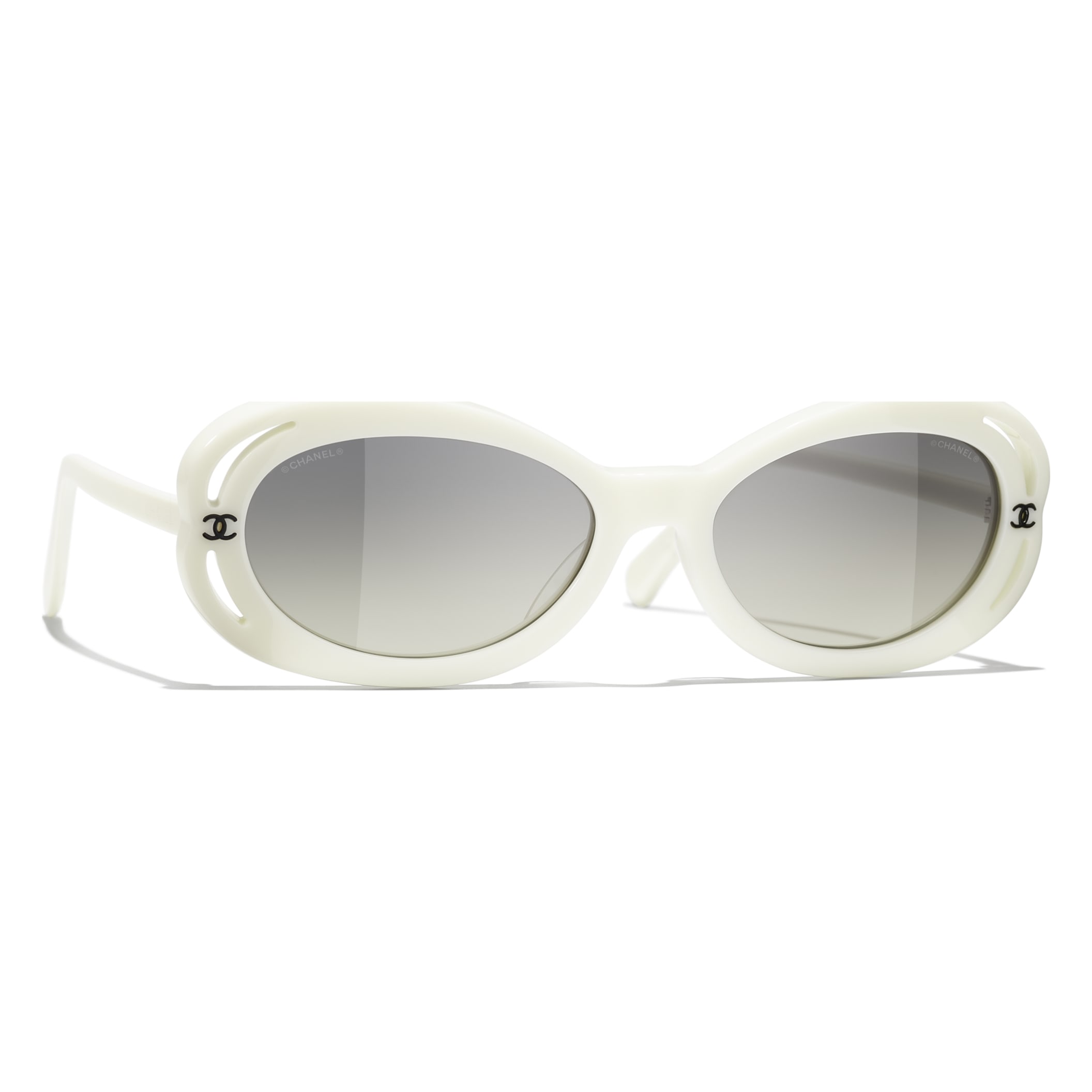 white chanel shades