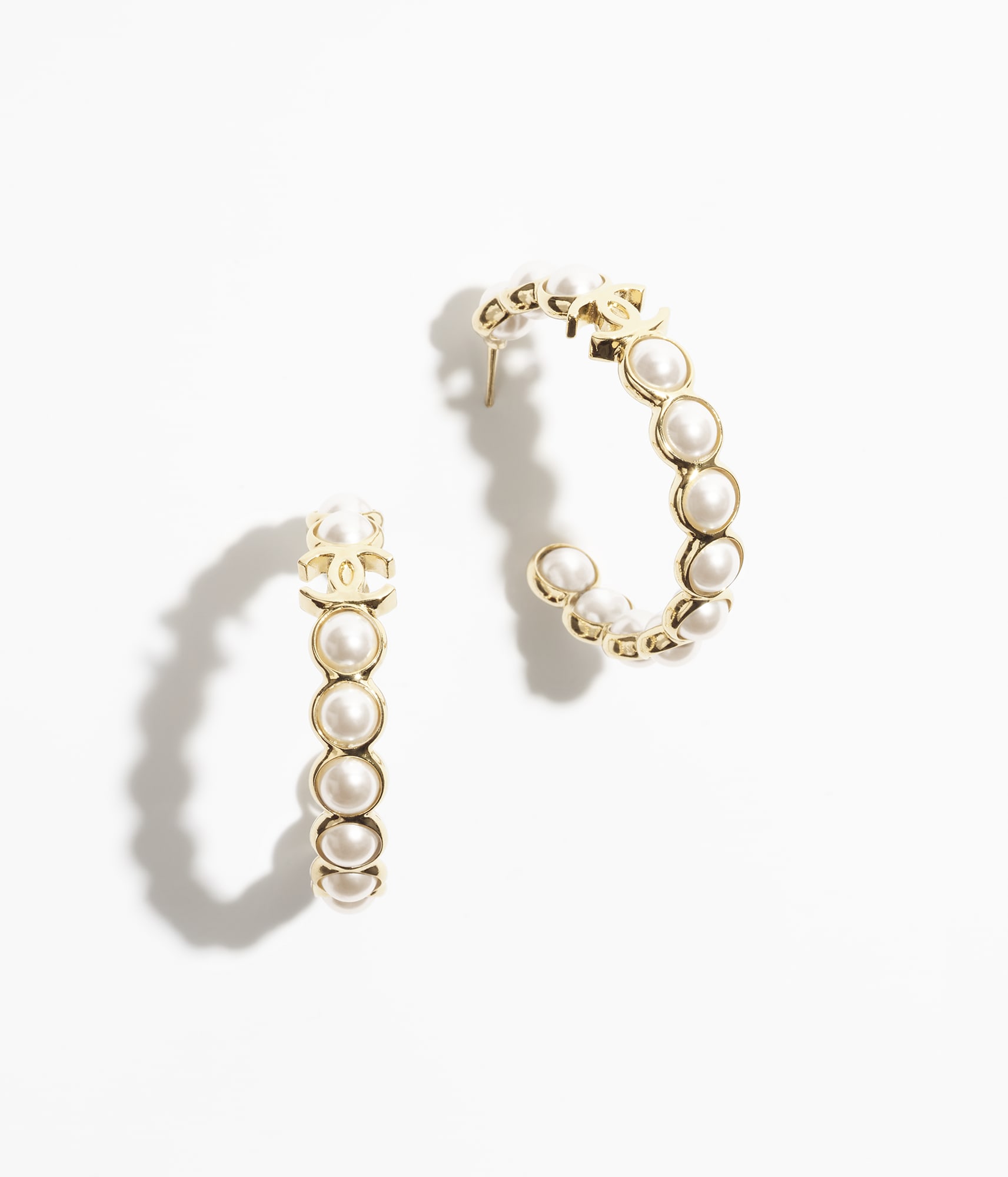 Chanel hoop earings shop