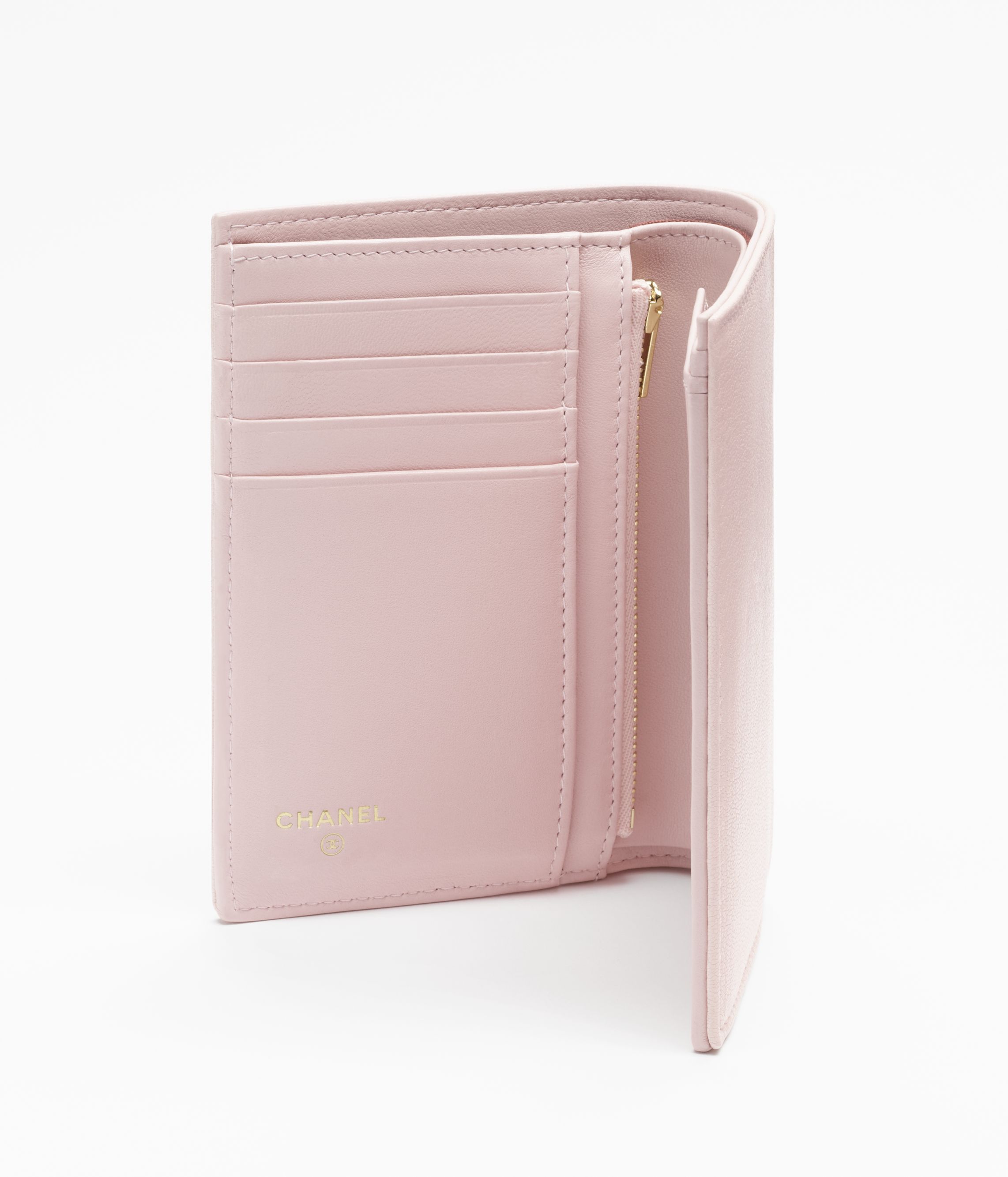 Passport holder - Grained goatskin, enamel & gold-tone metal