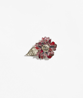 Brooch Metal & Resin Gold & Multicolor - reference: ABF935B21129U2138