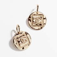 Pendant Metal & Diamantés, Gold & Crystal Ref. ABA353 B10374 NM708