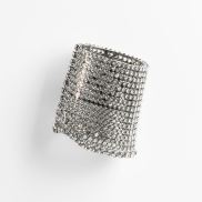 Armreifen Metall & Strass, Silberfarben & Kristall Ref. ABB036 B13049 NO876