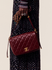 Small Flap Bag Lambskin, Dark Brown Ref. AS4353 B13826 NN271