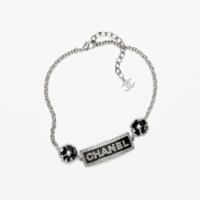 Choker Metall & Glasperlen, Silberfarben, Schwarz & Perlmuttweiß Ref. ABC203 B14733 NS727