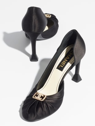 Pumps Satin, Metal & Diamanté, Black Ref. G39658 X56808 94305