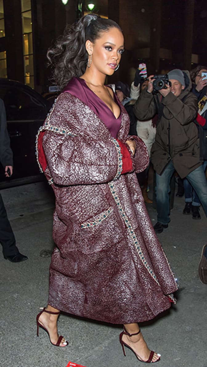 RIHANNA NEW YORK, FASHION WEEK CHANEL