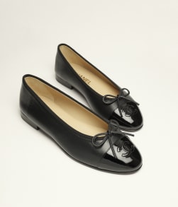 Ballerines Agneau & veau verni Noir - référence: G02819Y0155294305
