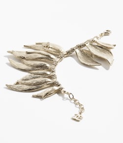 Bracelet Metal, Glass Pearls & Strass Gold, Pearly White & Crystal - reference: ABF851B20553U0909