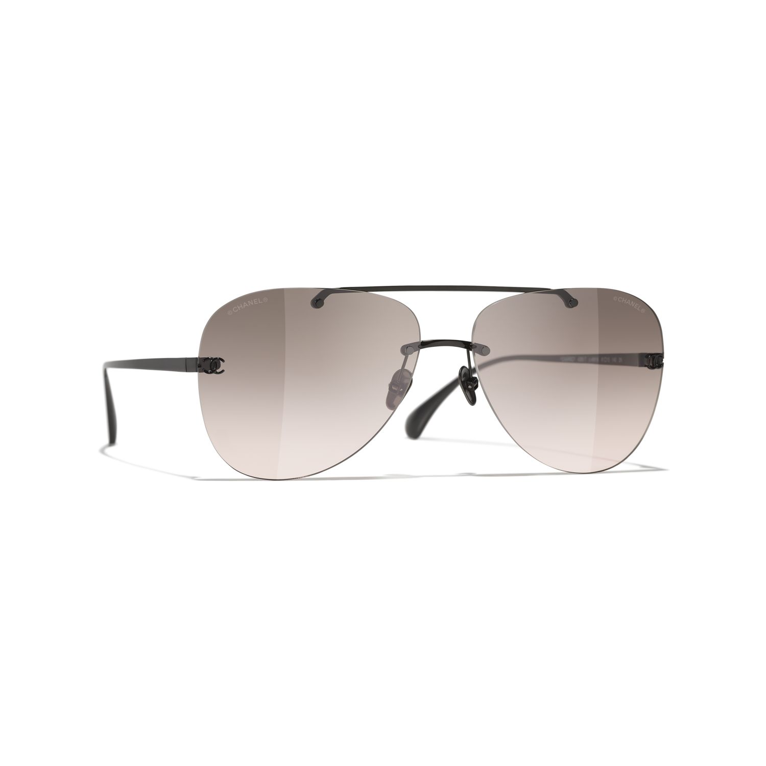 CHANEL Okulary przeciwsłoneczne pilotki