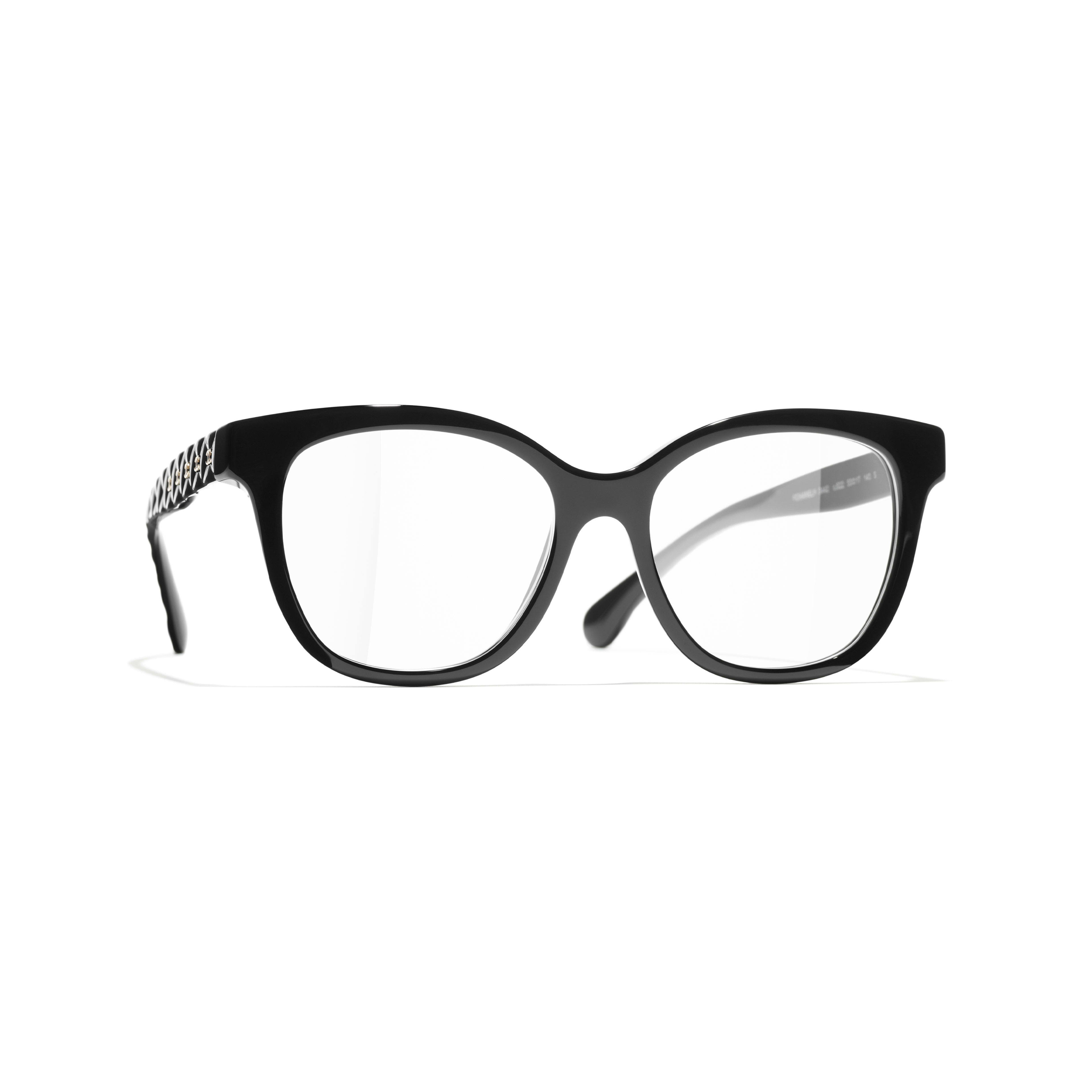 Butterfly Eyeglasses Acetate black & gold - packshot default