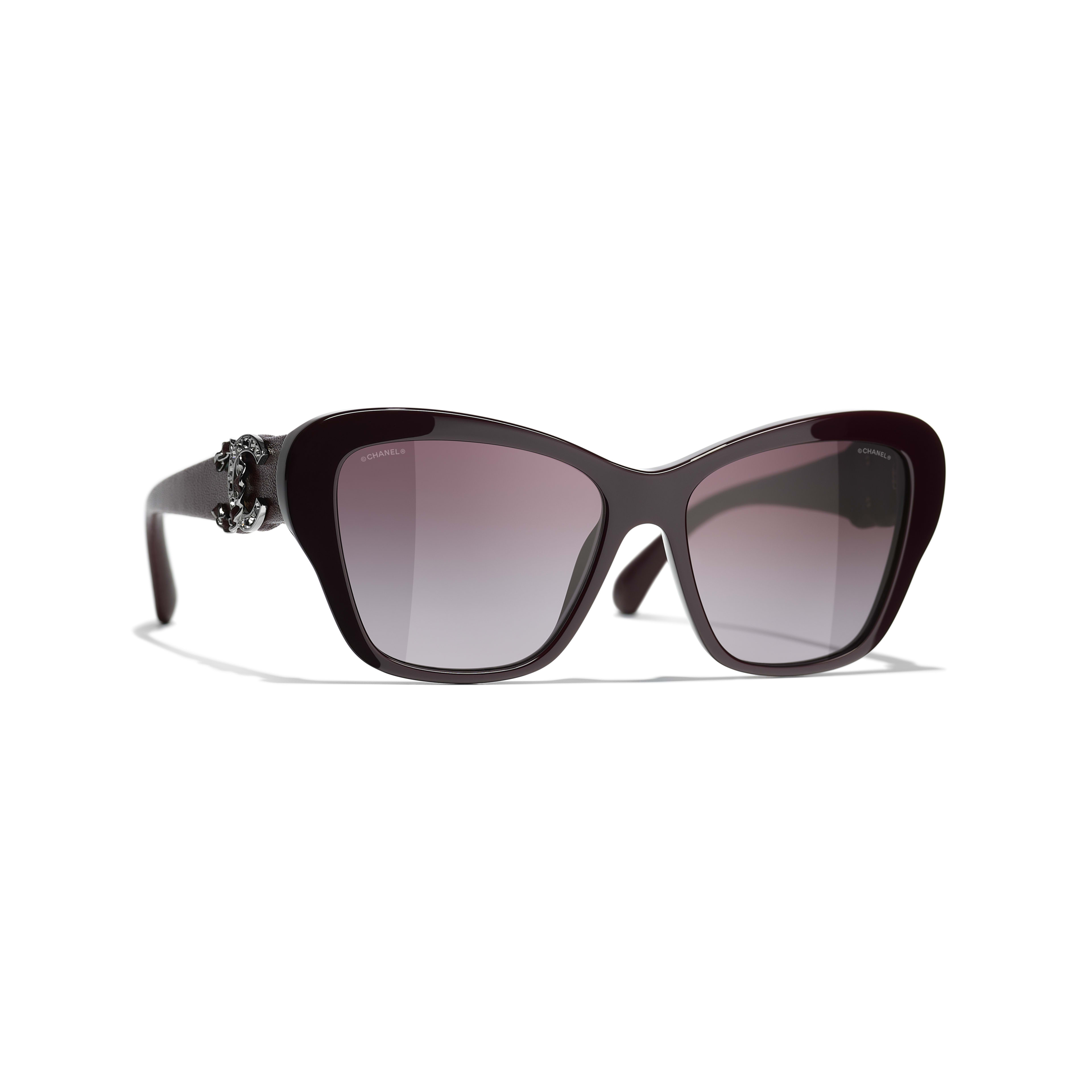 Motýlí sluneční brýle Acetát burgundská Purple  skla - packshot default