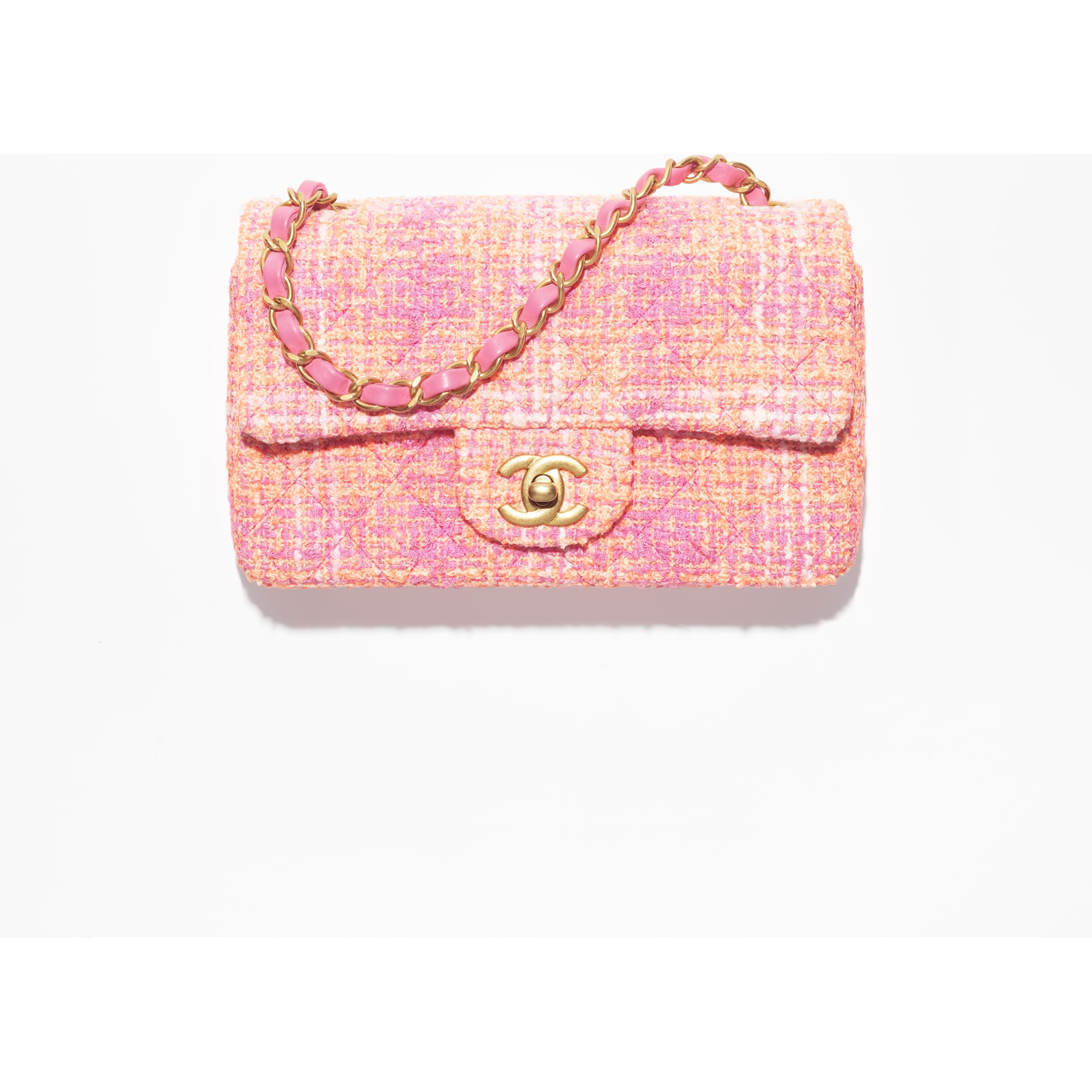 chanel mini rectangular tweed