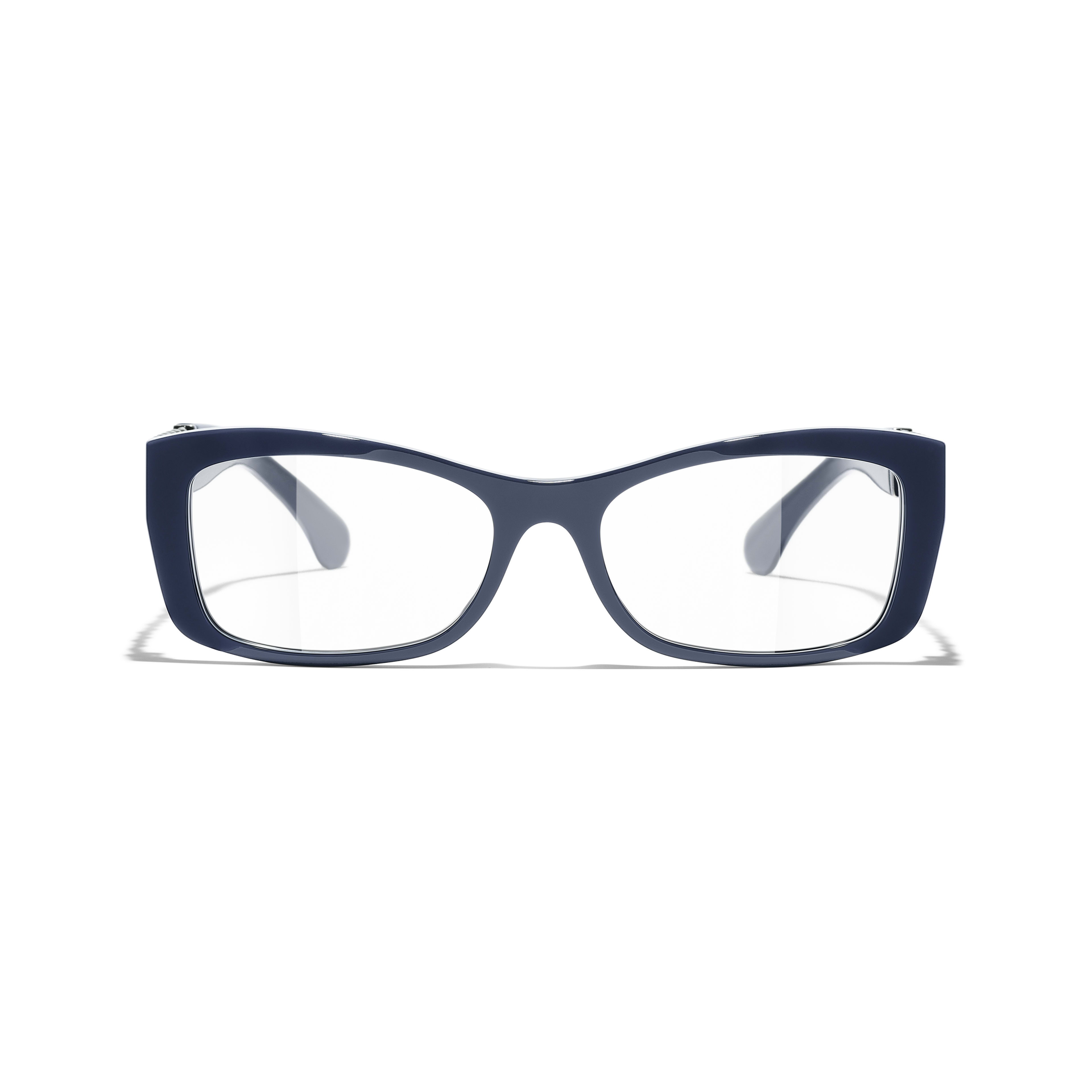 CHANEL Eyeglasses: Rectangle Eyeglasses, acetate, metal CHANEL Eyeglasses: Rectangle Eyeglasses, acetate, metal