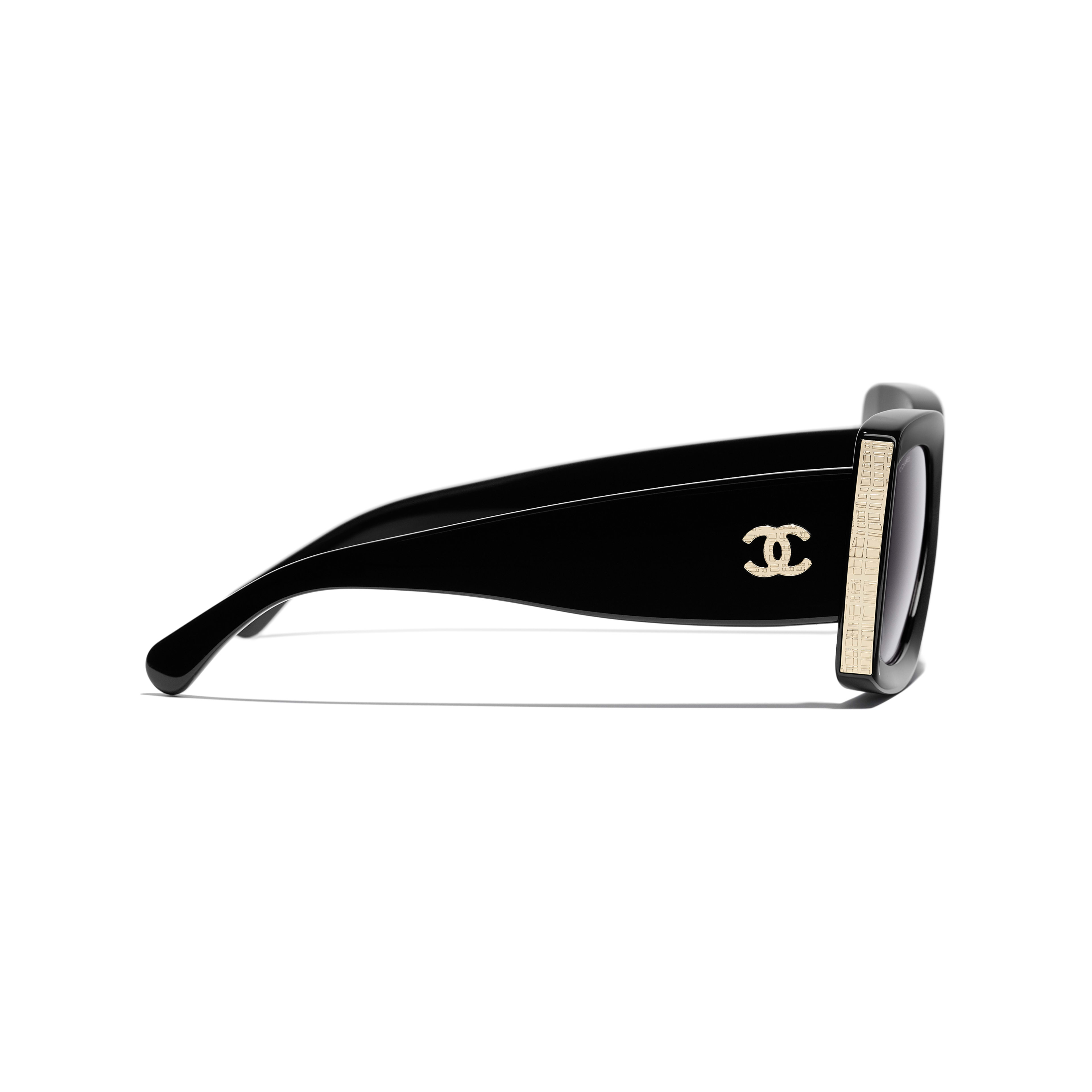 Oversized sunglasses Chanel Gold in Other - 33652761