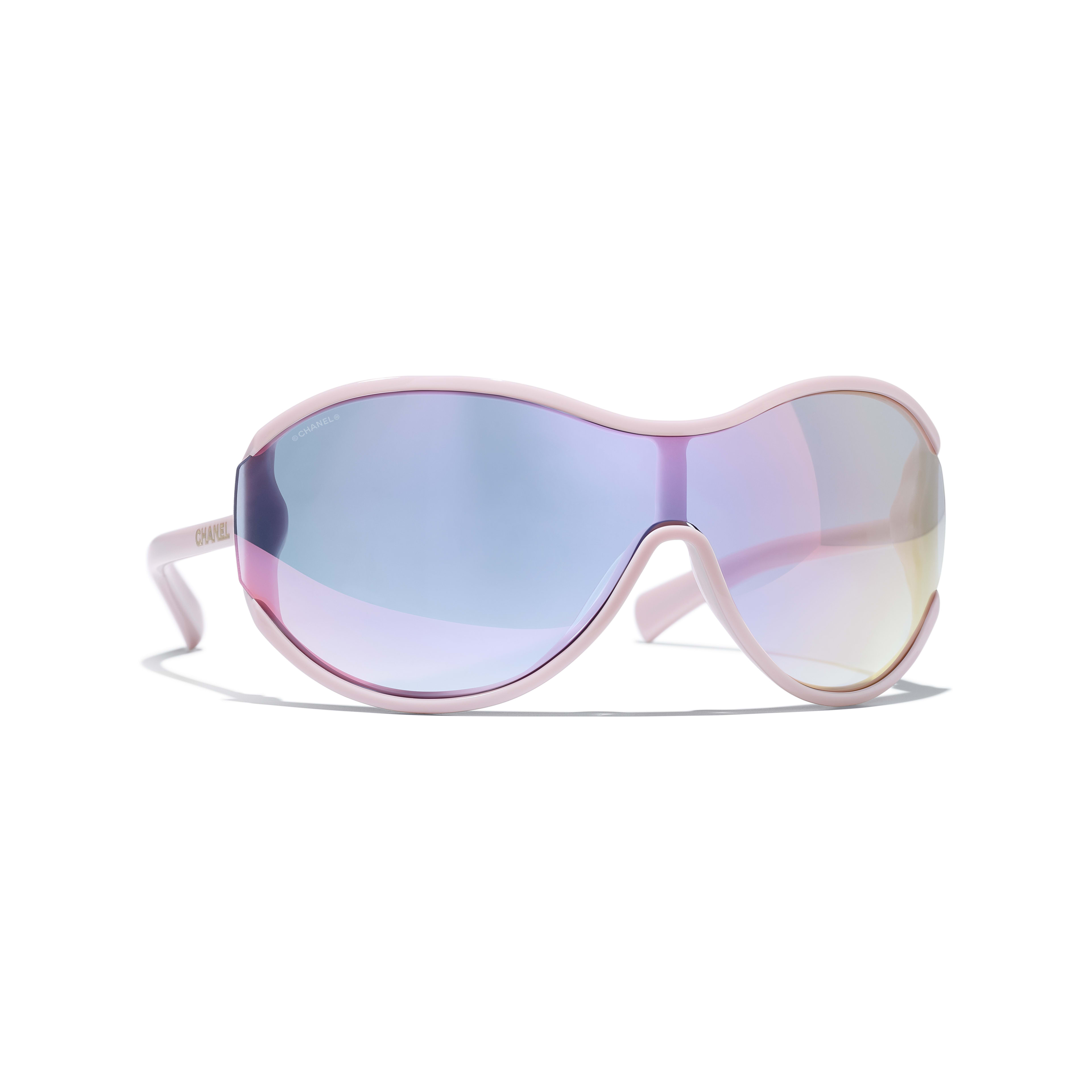 Sunglasses: Shield Sunglasses, acetate — Fashion