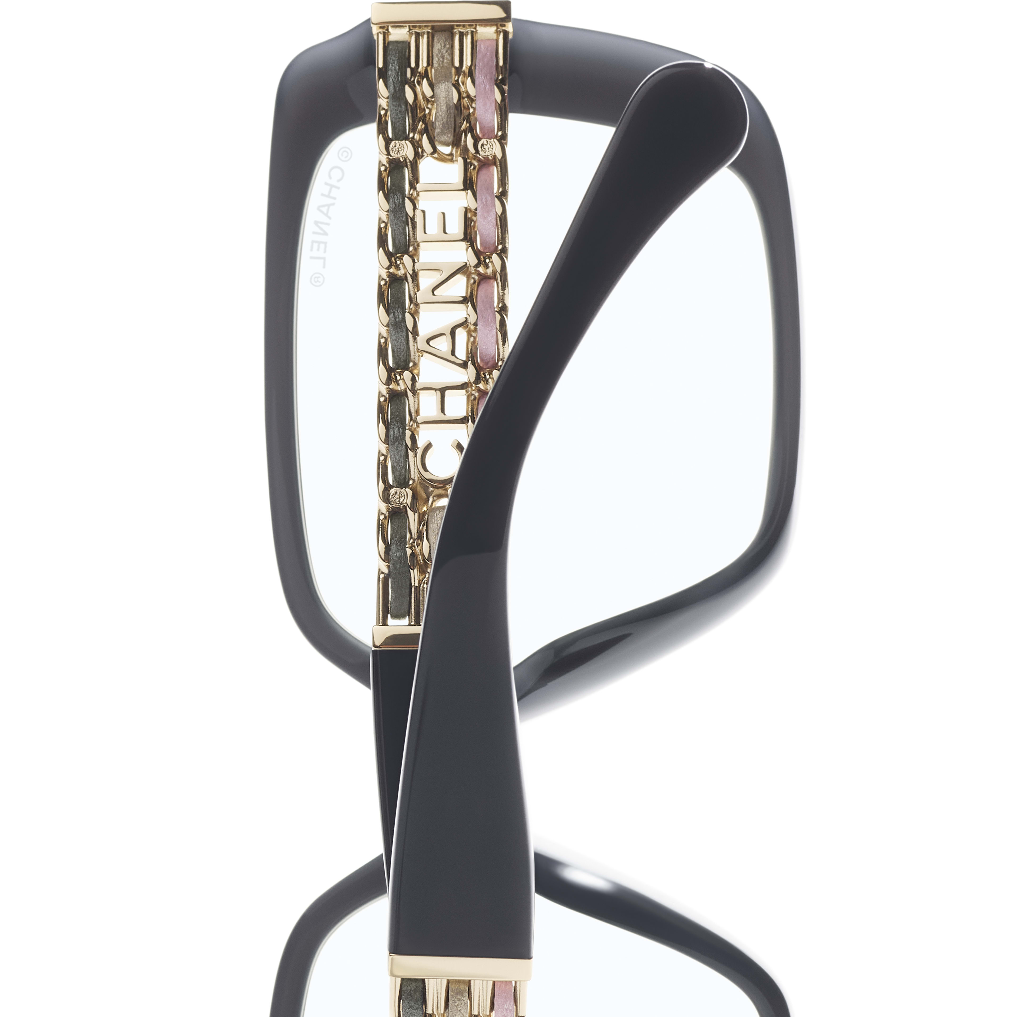 CHANEL Eyewear: Square Blue Light Glasses, acetate, metal CHANEL Eyewear: Square Blue Light Glasses, acetate, metal