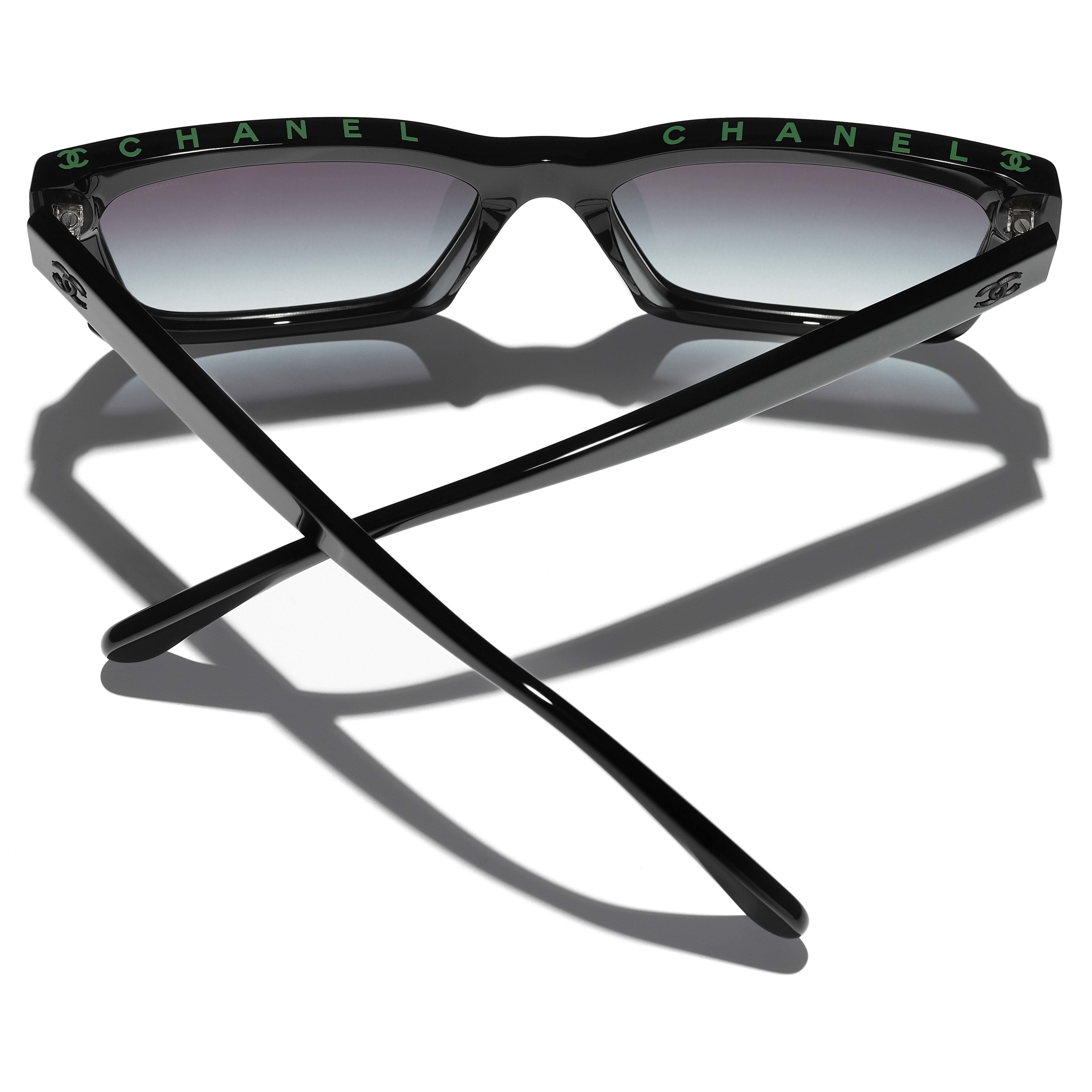 Sunglasses: Square Sunglasses, acetate — Fashion