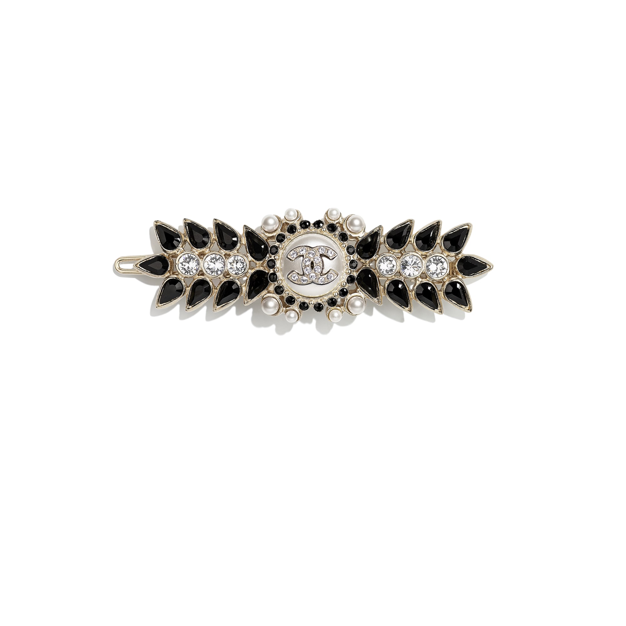 glass hair clip