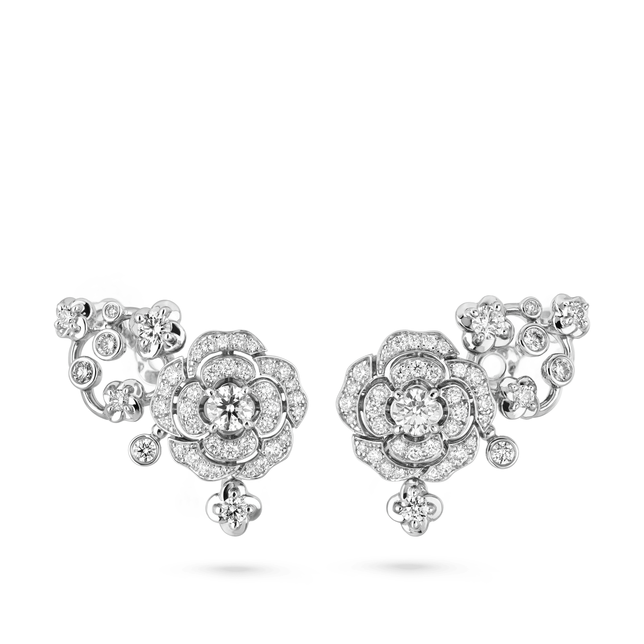 Chanel flower earrings sale
