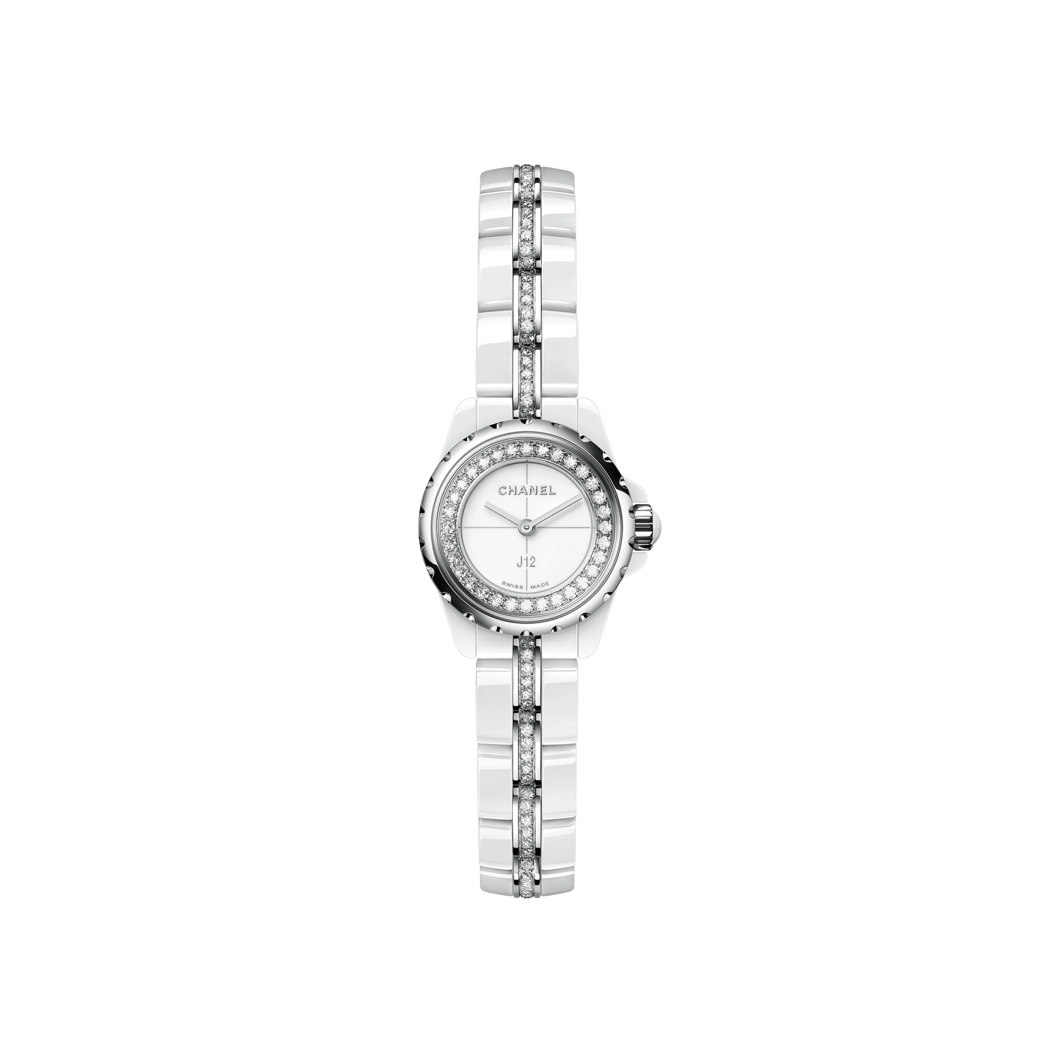 Chanel ceramic white watch on sale