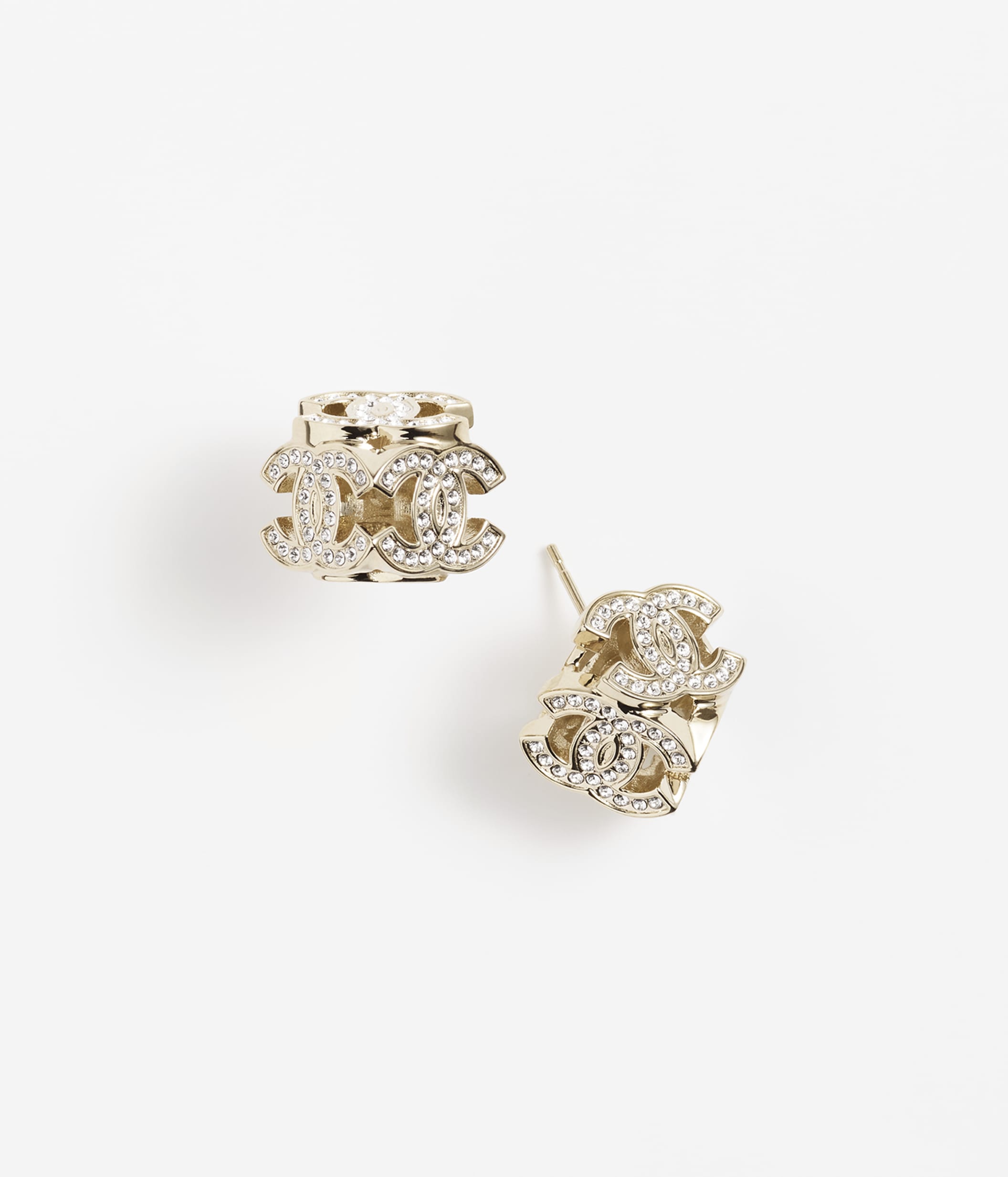 Tiny sales chanel earrings