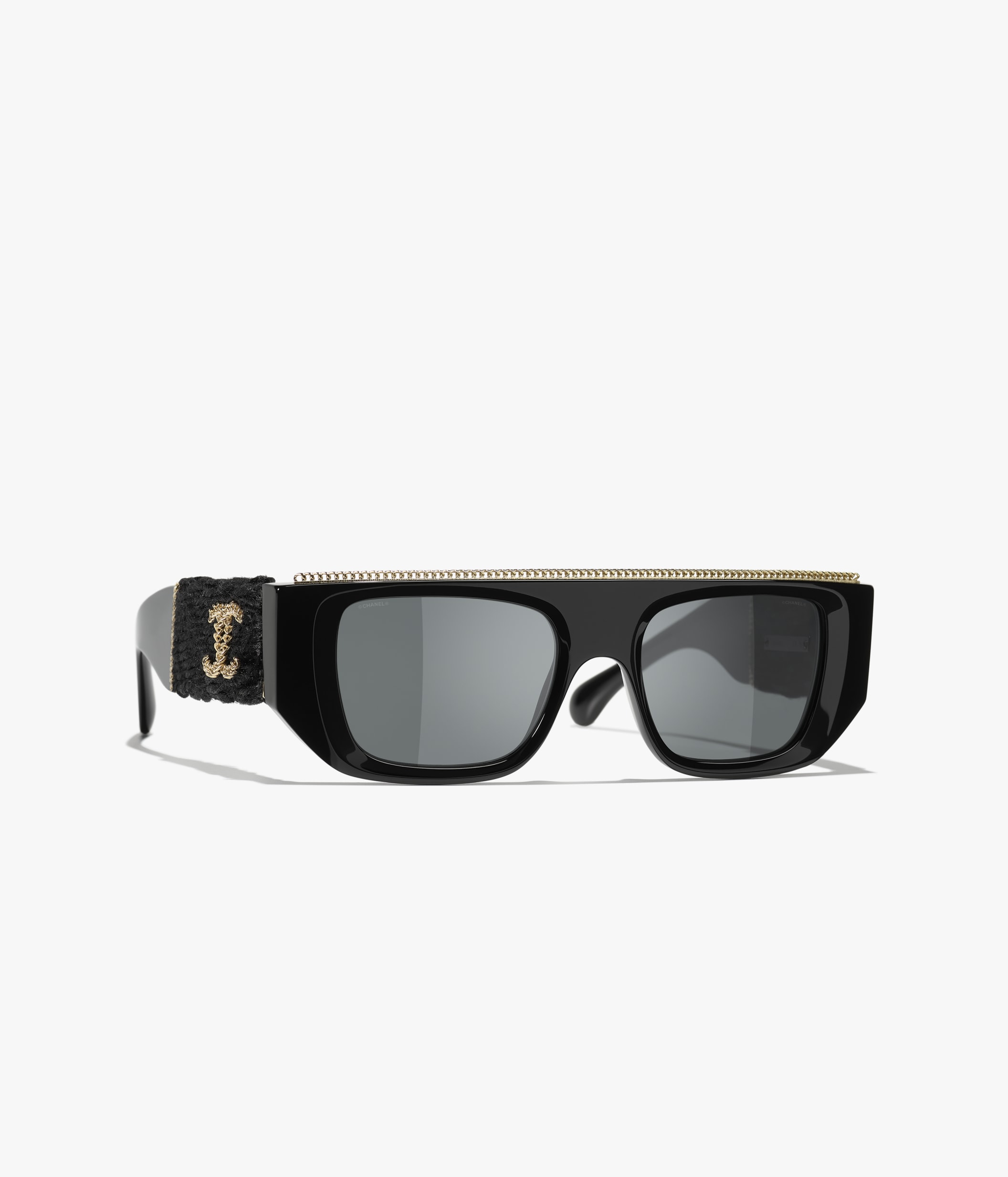 Sunglasses: Rectangle Sunglasses, acetate — Fashion | CHANEL Sunglasses: Rectangle Sunglasses, acetate — Fashion | CHANEL