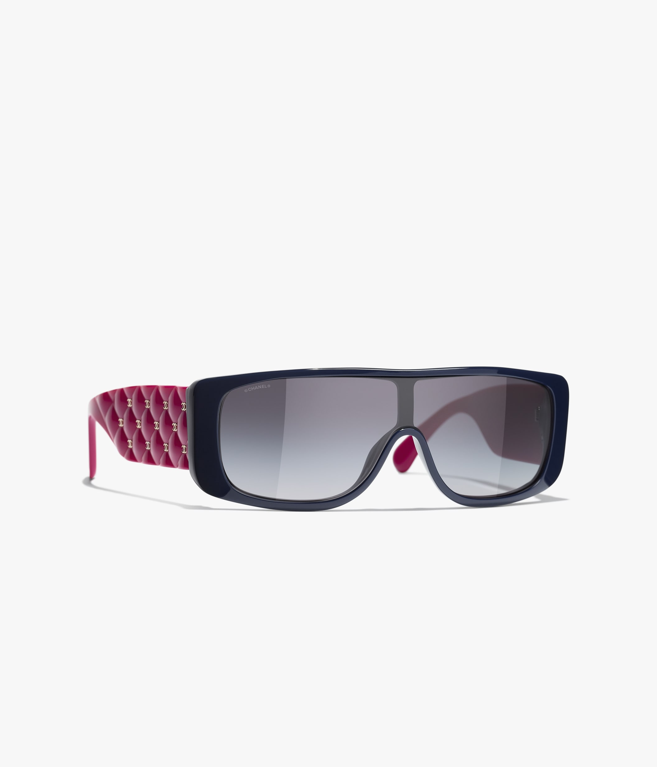 Sunglasses: Shield Sunglasses, acetate — Fashion