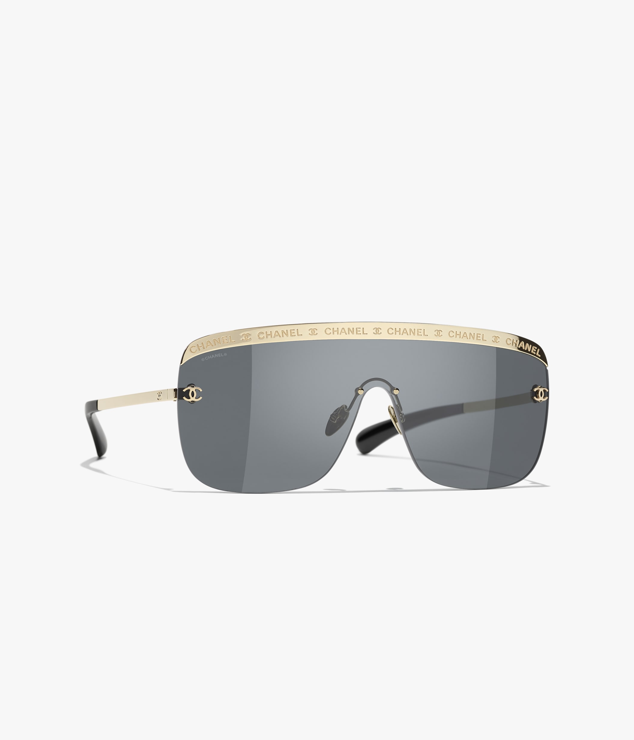 Sunglasses: Shield Sunglasses, acetate — Fashion