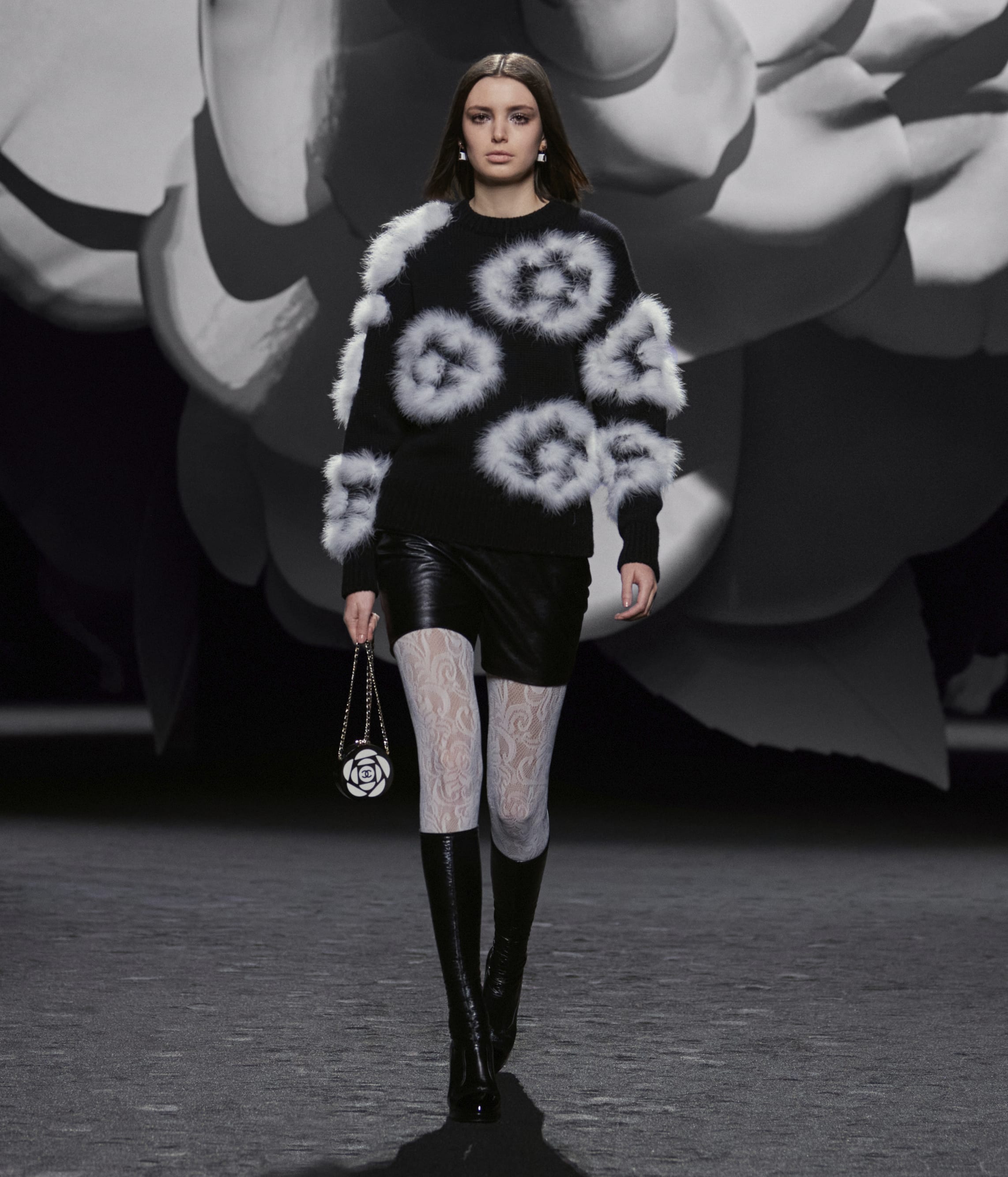 Tights - Mixed fibres, white — Fashion | CHANEL