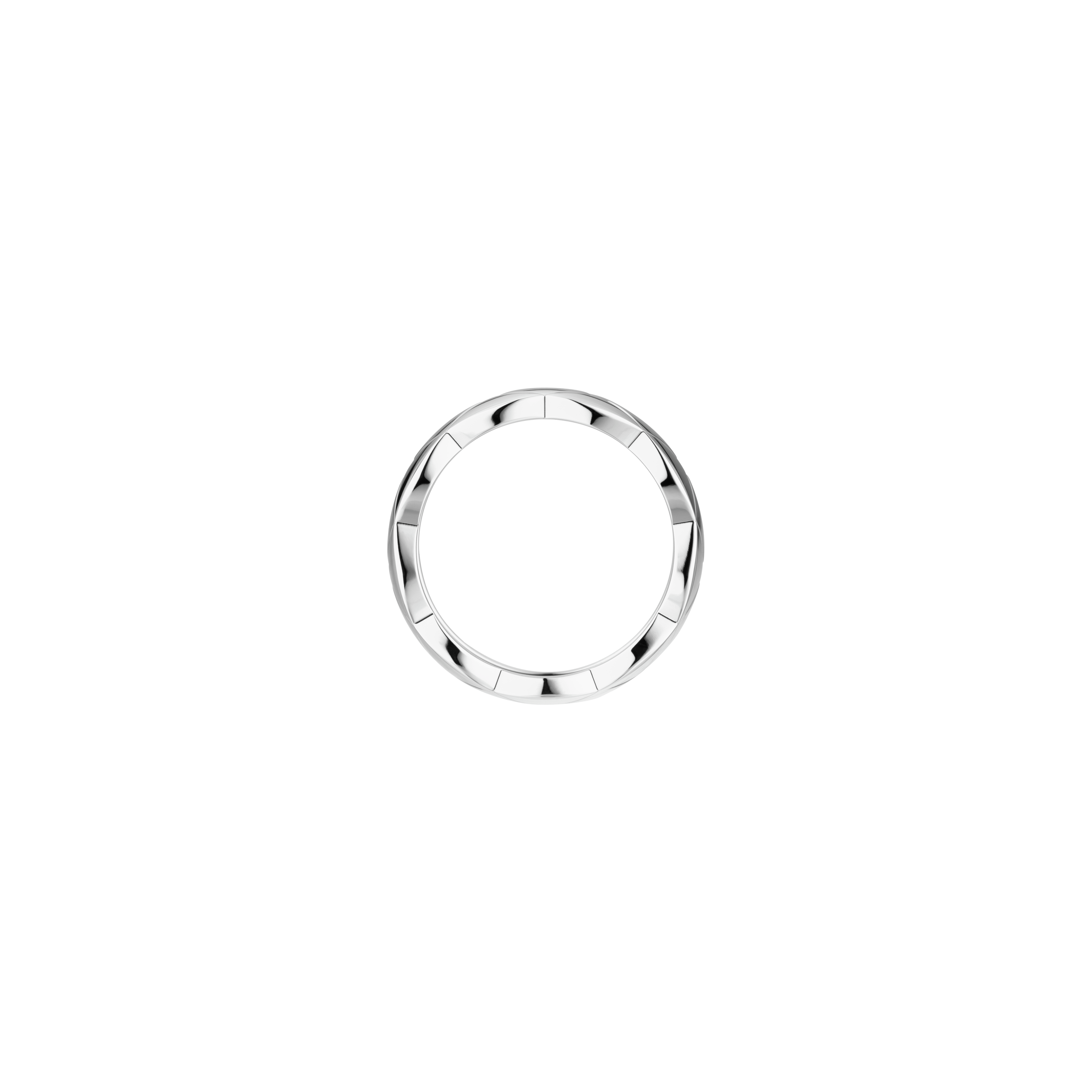 Coco Crush Ring White Gold - J10570 | CHANEL