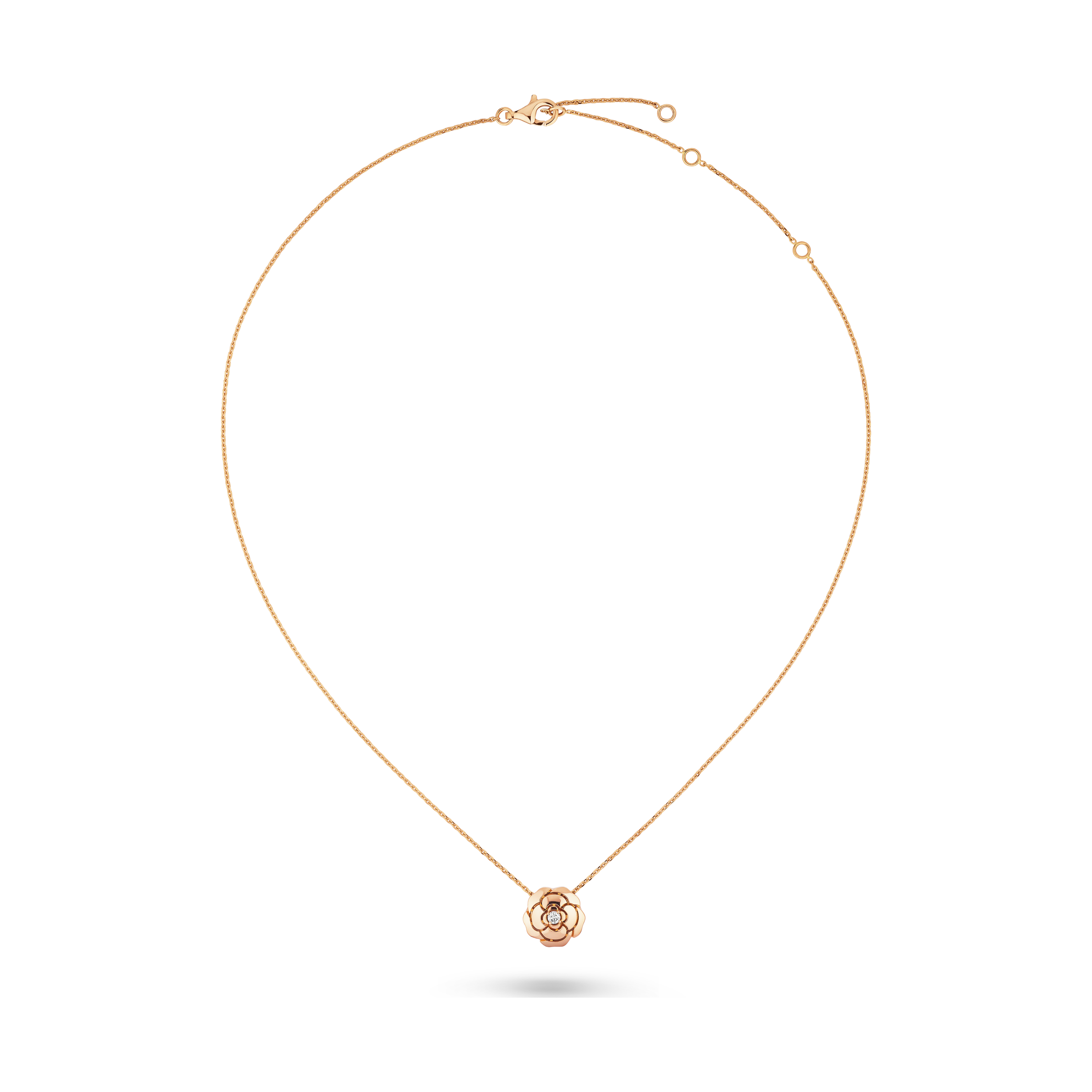 カメリア コレクション ネックレス ピンクゴールド | CHANEL