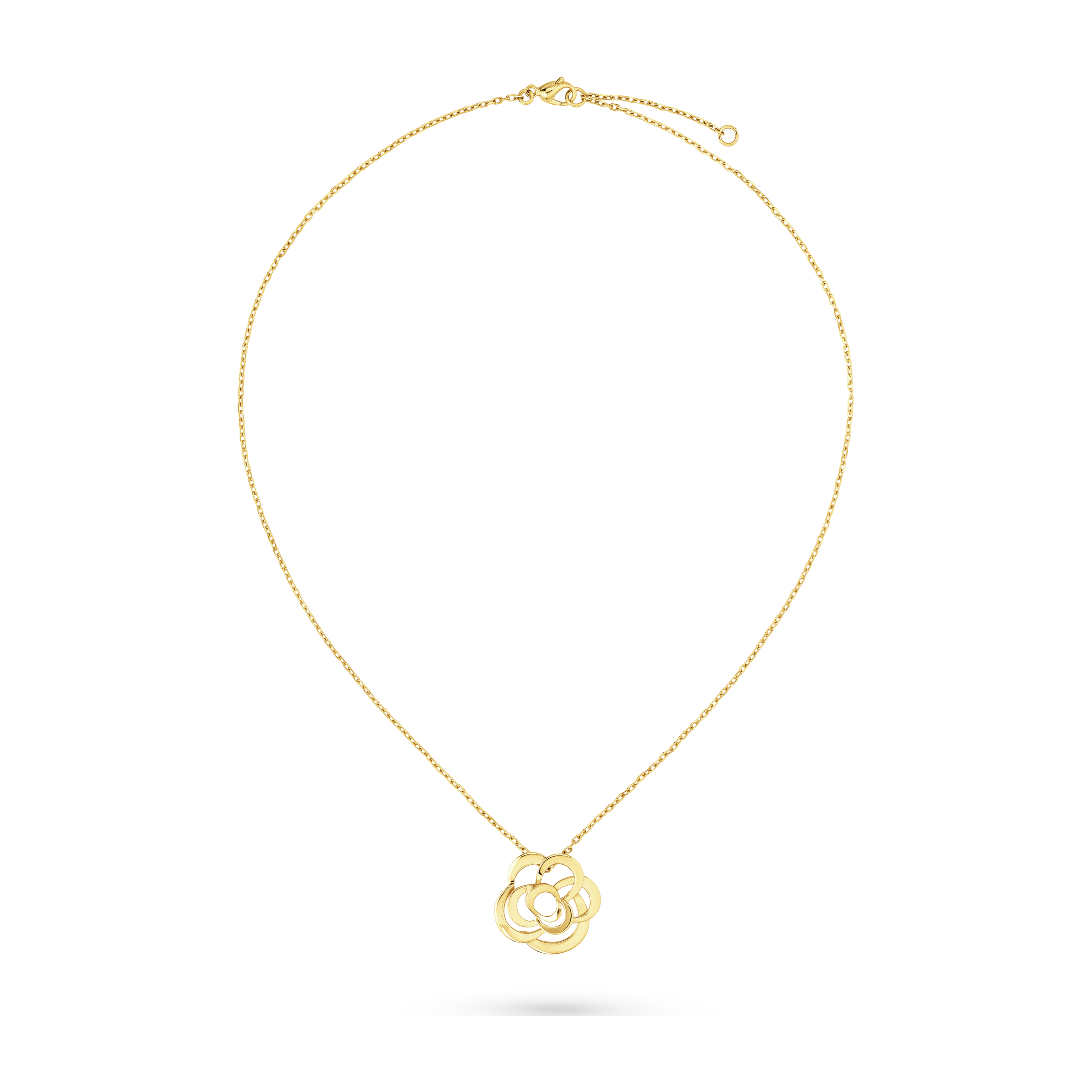 Fil de Camélia necklace - 18K yellow gold - CHANEL - Transformable view